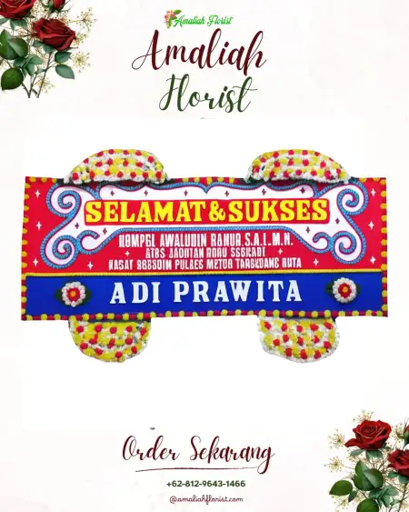 Papan Bunga Ucapan Selamat Sokoduwet